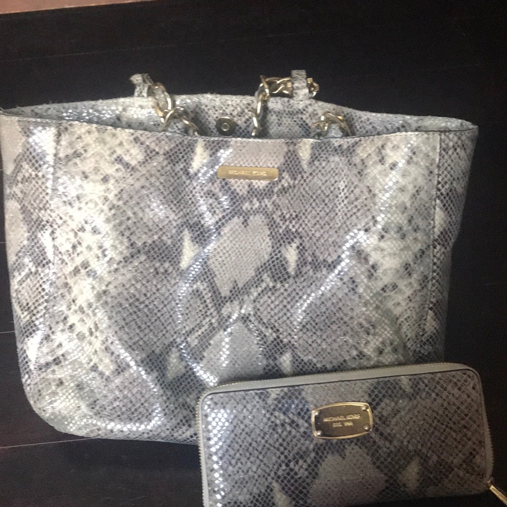 Micheal Kors Tote with Matching Wallet